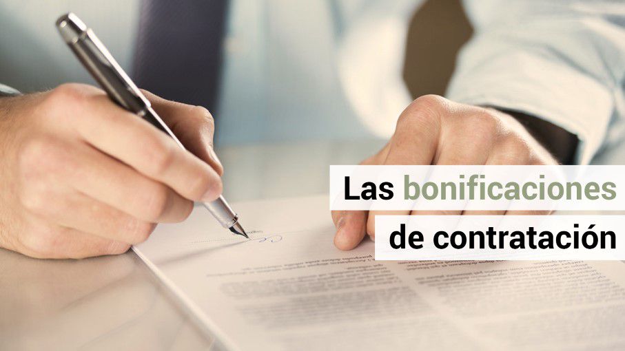 Bonificaciones a la contratación